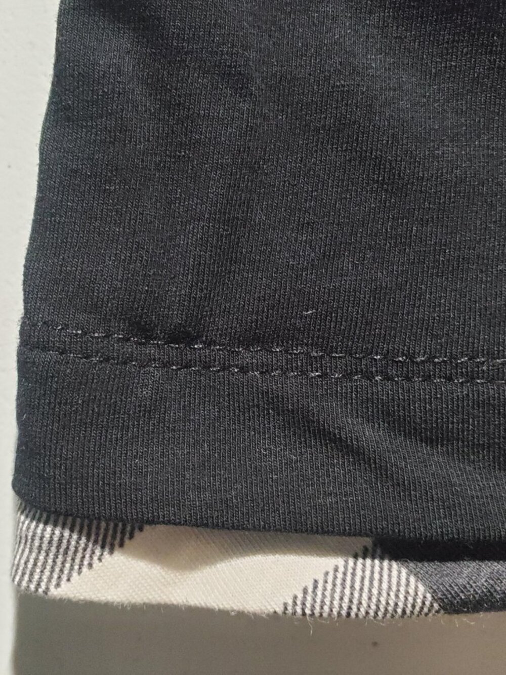 Burberry Brit Black Tank With Plaid Trim Sz L Women's - Shipping incl - Picture 10 of 16
